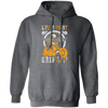 Life Is Short, So Grip It And Rip It, Retro Eagle, Motorbike Pullover Hoodie