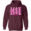 Love More, Groovy Valentine, Groovy Love, My Best Love, Valentine's Day, Trendy Valentine Pullover Hoodie