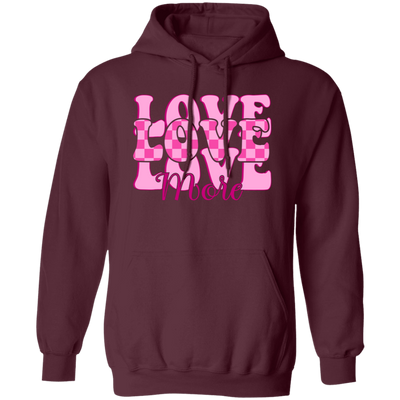 Love More, Groovy Valentine, Groovy Love, My Best Love, Valentine's Day, Trendy Valentine Pullover Hoodie