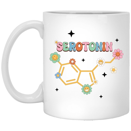 Serotonin, Chemical Lover, Blink Serotonin White Mug