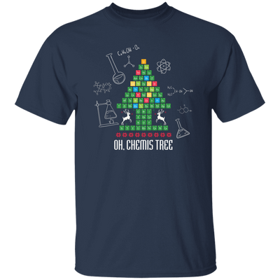 Oh Christmas, Chemis-Tree, Chemical Xmas, Chemical Board, Merry Christmas, Trendy Christmas Unisex T-Shirt