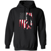 Bigfoot 4th Of July, American Love, USA Flag, Patriotic Gift Pullover Hoodie