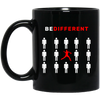 Baseball Lover, Be Different, Baseball Pitcher, Different Gift, Love Different Black Mug