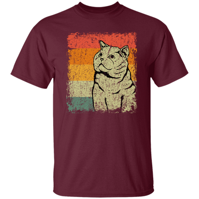 Cat Lover, Vintage British Shorthair Cat, Love Shorthair Cat, Luxury Cat Unisex T-Shirt
