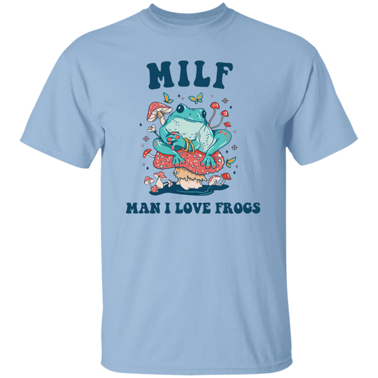 Milf Means Man I Love Frogs, Milf, Mother Gift Unisex T-Shirt