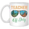 Teacher Off Duty, Landscape, Teacher Lover White Mug