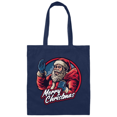 Merry Christmas Love Santa Gift Handsome Santa Canvas Tote Bag