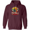 Professional Fantasy Football Player, Vintage American Football Pullover Hoodie