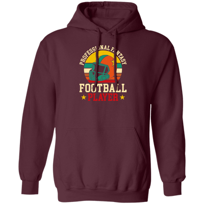 Professional Fantasy Football Player, Vintage American Football Pullover Hoodie