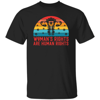 Woman's Rights Are Human Rights, Retro Woman Holiday Unisex T-Shirt