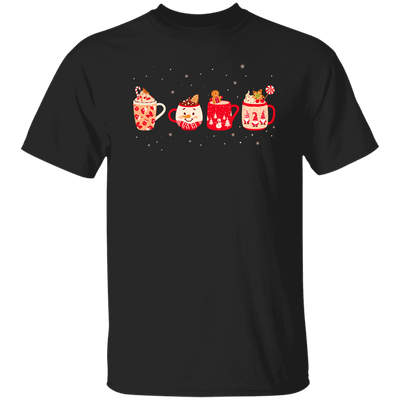 Christmas Cups, Coffee Cup, Set Cup Of Christmas, Merry Christmas, Trendy Christmas Unisex T-Shirt