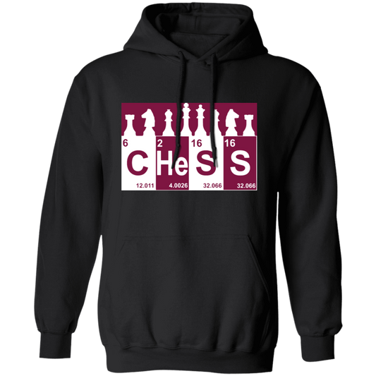 Chess Lover Gift, Chess Periodic Table, Queen Runner, Queen Chess Pullover Hoodie