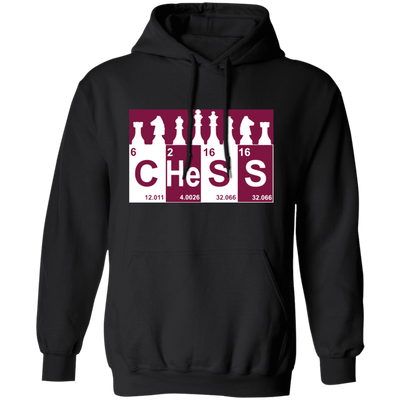 Chess Lover Gift, Chess Periodic Table, Queen Runner, Queen Chess Pullover Hoodie