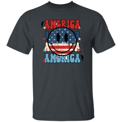 America, American Smiley, Smile Icon, America Smile Unisex T-Shirt