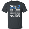 Police Officer Hourly Rate, Funny Police Officer, Best Of Police Officer Unisex T-Shirt