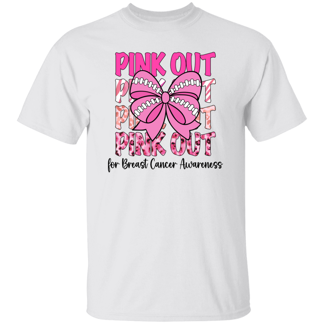 Pink Out For Breast Cancer Awareness, Tackle Cancer, Breast Cancer Unisex T-Shirt