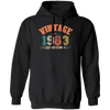 Limited Edition 1983, 1983 Vintage Style, Love In 1983, Best 1983 Pullover Hoodie