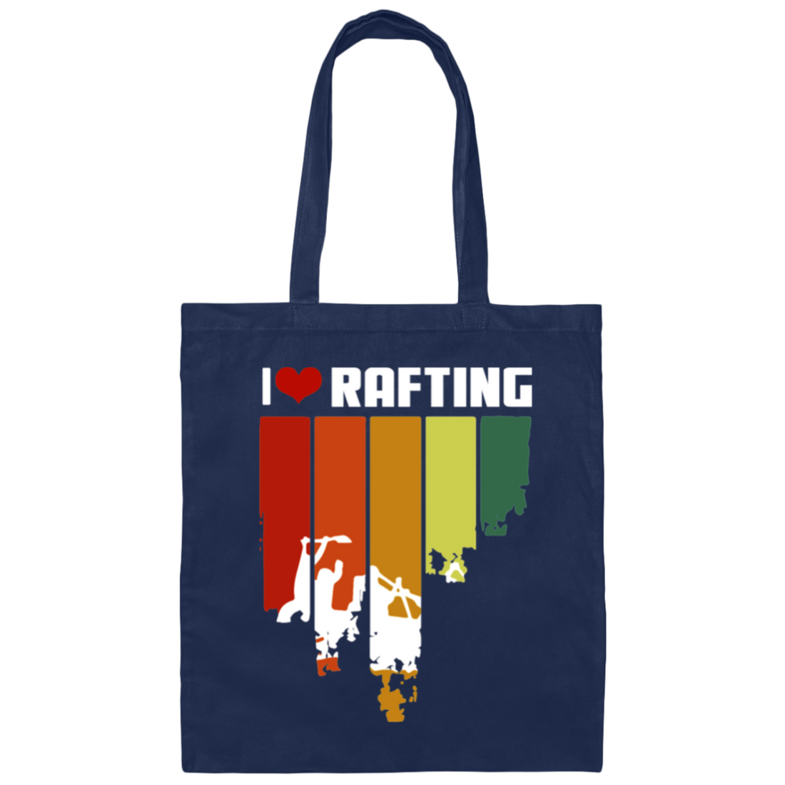 I Love Rafting Hipster Edition, Fantastic Rafting, Rafting Hipster, Best Rafting Gift Canvas Tote Bag