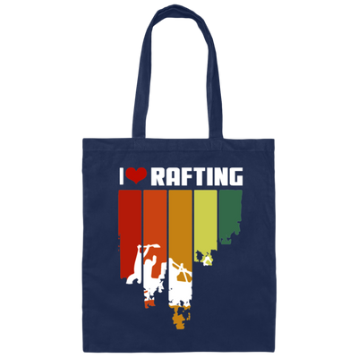 I Love Rafting Hipster Edition, Fantastic Rafting, Rafting Hipster, Best Rafting Gift Canvas Tote Bag