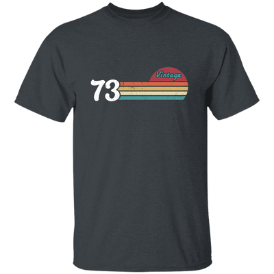 Vintage Gift For 73, 1973 Vintage Birthday, Retro Sunset 1973 Gift Unisex T-Shirt