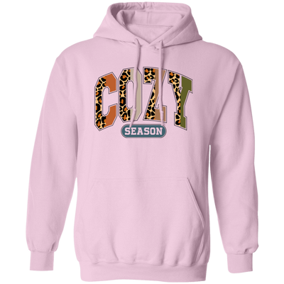 Cozy Season, Leopard Cozy, Leopard Cozy Season Pullover Hoodie