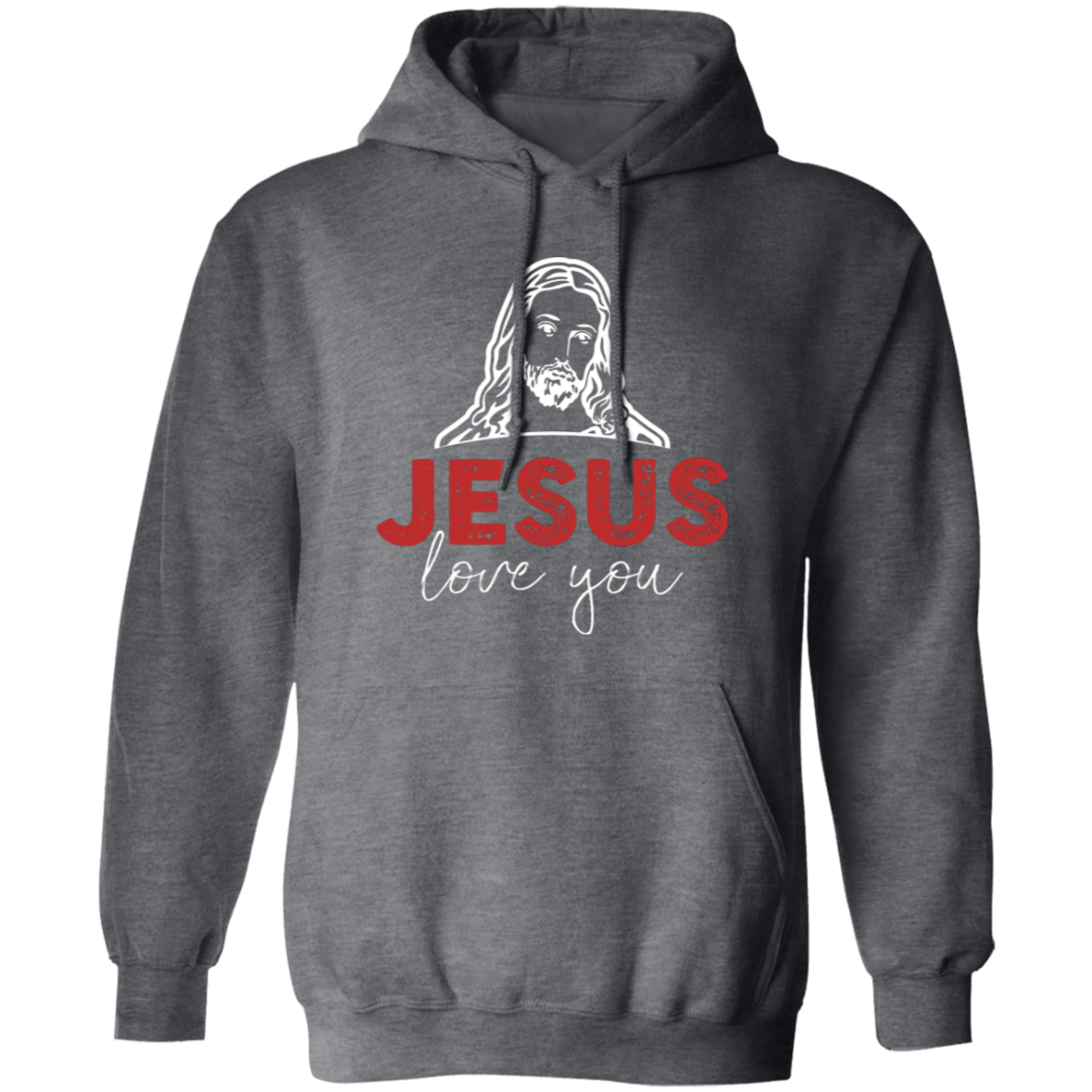 This cozy, unisex hoodie features a special combination of design elements that make it perfect for pastors and their wives. The combination of the phrase “Jesus Loves You” embroidered along the chest and the soft cotton-poly blend material make this hoodie the ideal gift for any pastor or pastor's wife.