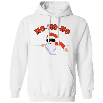Ho Ho Ho, Funny Santa Claus, Cool Santa, Santa Jump To The House, Merry Christmas, Trendy Christmas Pullover Hoodie