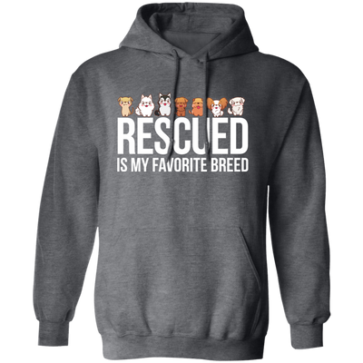 Rescued Is My Favorite Breed, Cute Dogs, Mini Dog Pullover Hoodie