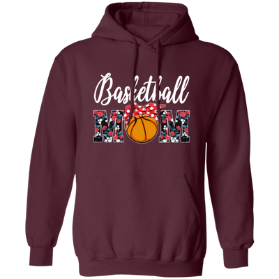 Basketball Gift, Love Basketball, Gift For Mom, Mother Lover Gift Pullover Hoodie