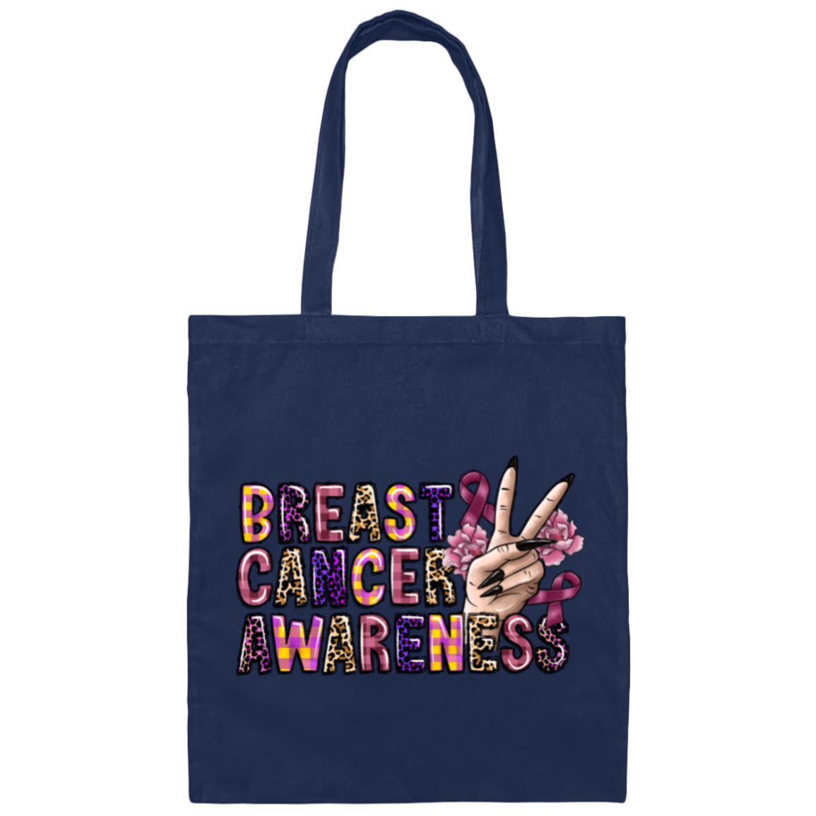 This high quality Breast Cancer Awareness Canvas Tote Bag is perfect for showing your support for a great cause and makes a thoughtful gift for any special occasion. Durable and spacious, this bag is made from eco-friendly canvas and features a "Be Strong" slogan - perfect for spreading awareness.