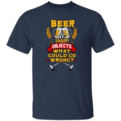 Win The Game, Axe Object, Beer And Sharp, Gift For Winner Unisex T-Shirt