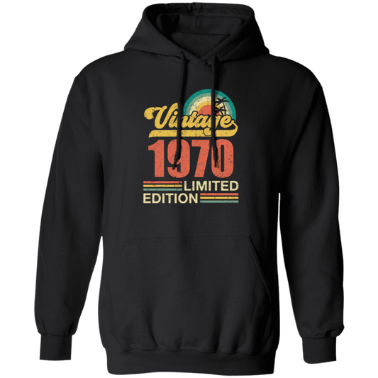 Hawaii 1970 Gift, Vintage 1970 Limited Gift, Retro 1970, Tropical Style Pullover Hoodie