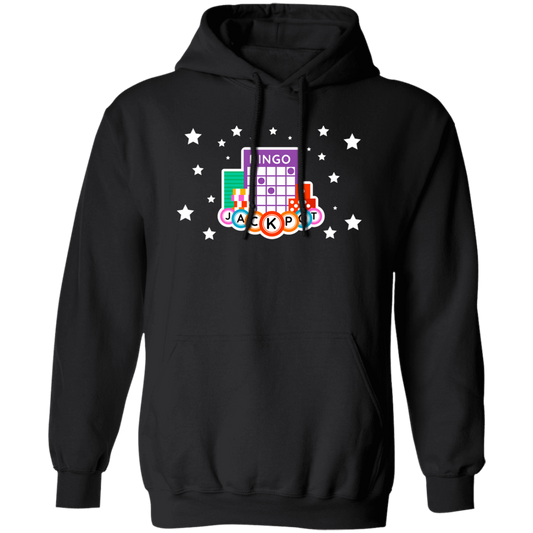 Jackpot Prize, Bingo Jackpot, Bingo Game, Lucky Gift Pullover Hoodie