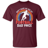 Don't Make Me Use My Football Dad Voice, Retro Football Unisex T-Shirt