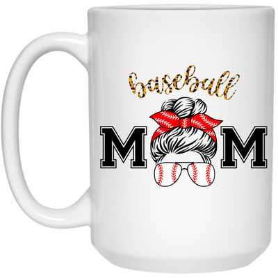 Basaball Lover, Love Mom Gift, Best Gift For Mother's Day White Mug