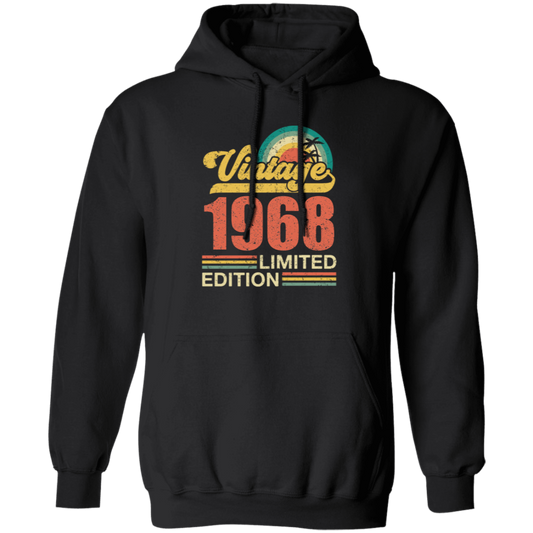 Hawaii 1968 Gift, Vintage 1968 Limited Gift, Retro 1968, Tropical Style Pullover Hoodie