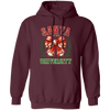 Santa University, Est 1836, Christmas Bow, Merry Christmas Christmas Pullover Hoodie