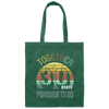 Retro 30th Years Wedding Anniversary Gifts For Couples Canvas Tote Bag