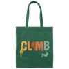 Retro Climb, Love To Climb, Climber Gift, Best Climb Ever, Best Sport, Climb Vintage Canvas Tote Bag