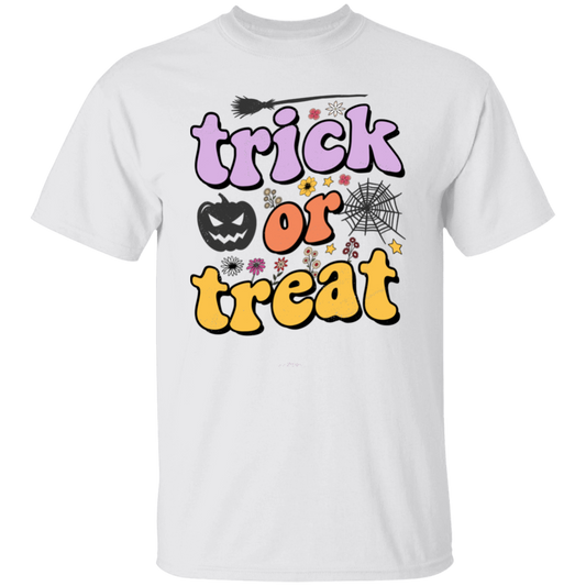Trick Or Treat, Halloween, Witch And Broom Unisex T-Shirt