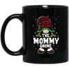 The Mommy Gnome Present For Family, Xmas Cute Gnome Lover Black Mug