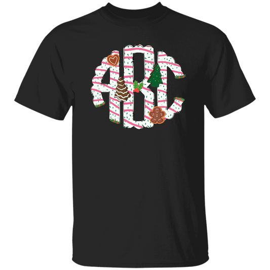 ABC Gingerbread, Alphabet Gingerbread, Xmas Tree Gingerbread, Merry Christmas, Trendy Christmas Unisex T-Shirt