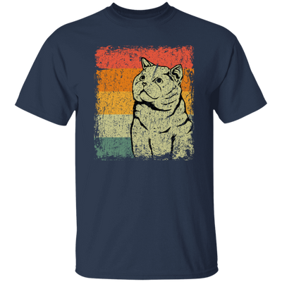 Cat Lover, Vintage British Shorthair Cat, Love Shorthair Cat, Luxury Cat Unisex T-Shirt