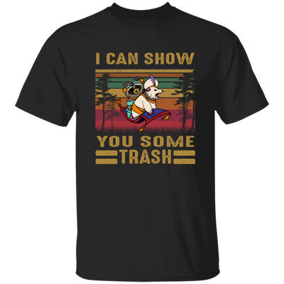 I Can Show You Some Trash Vintage, Retro Raccoon, Beer And Racoon Unisex T-Shirt