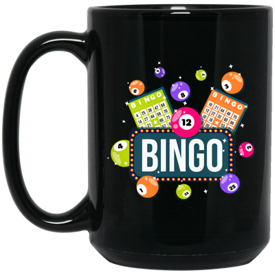 Come For Bingo Game, Love Bingo Game, Lucky Game Black Mug