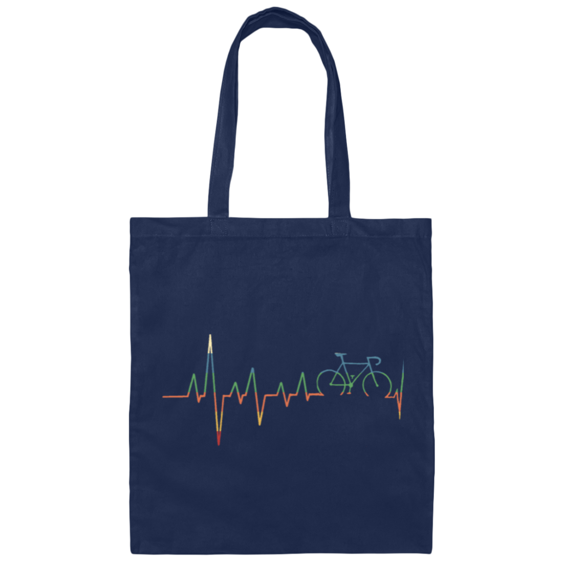 Retro Sansbike In Heartbeats Gift Canvas Tote Bag