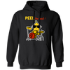 Love Cute Banana, Peel The Beat Cute Banana Drummer Pullover Hoodie