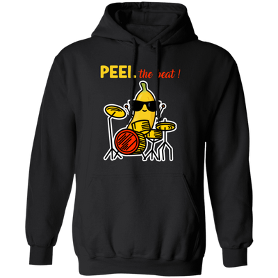 Love Cute Banana, Peel The Beat Cute Banana Drummer Pullover Hoodie