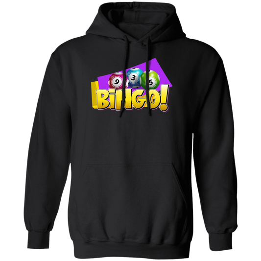 Bingo Balls, Love Bingo, Funny Bingo Game, Funny Game Pullover Hoodie