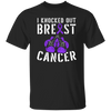 Against Cancer Gift, I Knocked Out Breast Cancer, Boxer Breast Cancer Unisex T-Shirt